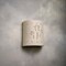 Luxury Lighting Mirage Flats 10in. High Ceramic Outdoor Wall Light, Cottonwood 101-22B CW u/d 7-17 - alternate 2